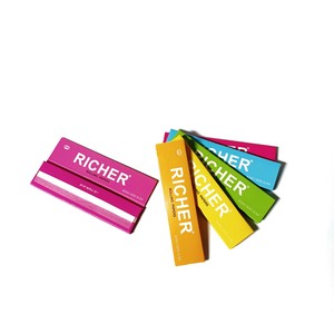 Ultra Thin <strong>Color</strong> <strong>Rolling</strong> <strong>Papers</strong> Organic Hemp Custom Logo King Size with Arabic Gum &amp; Filter Tips - Product Image 2