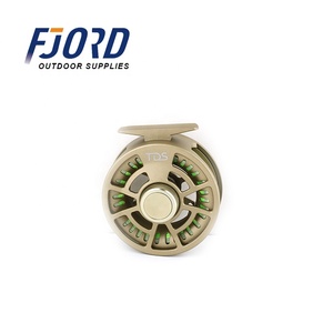 Mulinello da Pesca a Mosca FJORD OEM di Alta Qualità, Completamente in Metallo, Leggero, per Pesca all'Aperto, Confezione Standard con 2 <span class=keywords><strong>Esche</strong></span> Artificiali CN;SHN - Product Image 3