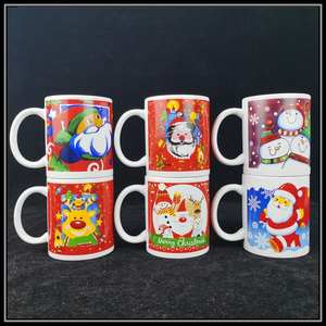 Taza de cerámica con impresión completa personalizada, 11oz de cerámica de tazas de café, regalo de promoción de 330ml, para vacaciones de Navidad - Product Image 2