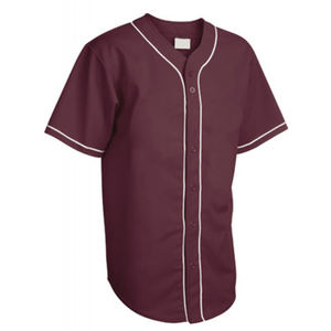 Custom blank baseball jersey <b>short</b> <b>sleeve</b> <b>button</b> <b>up</b> lightweight breathable sports <b>shirt</b> for team wear men women - Product Image 6