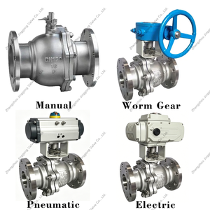 Bille flottante à joint souple pour transmission, structure simple et économique. Par rapport aux vannes à bille montées sur trunnion, Fl - Product Image 1