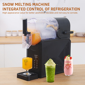 Máquina de bebidas congeladas comercial para el hogar <span class=keywords><strong>5</strong></span> programas preestablecidos Función de limpieza automática No se necesita hielo para Slushie Bebidas frías Slush More - Product Image 2