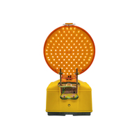 Lampe de signalisation routière à batterie prête à être expédiée LB-5102 240 LED IP54 Clignotement synchrone Sécurité routière
