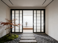 Portes coulissantes en verre FIDELIS en alliage d'aluminium de style postmoderne avec écran en acier inoxydable résistant à l'eau pour usage commercial et résidentiel