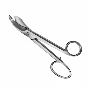 Tijeras para Vendas de Tela BRUNS, 235 mm, Acero Inoxidable de Alta Calidad, Instrumentos Quirúrgicos, Uso Médico, Venda de Yeso, CE - Product Image 2