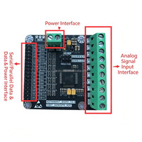 AD7606BST Módulo ADC de 8 Canales y 16 Bits con Muestreo Simultáneo de 200KSPS/800kaps, Placa de Adquisición de Datos con Interfaz SPI/Paralela