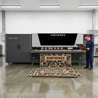 Imprimante numérique d'emballage automatique Sunthinks SC1200 à passage unique pour solutions d'impression personnalisées de grandes boîtes en carton ondulé