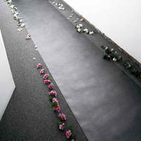 3ftx50ft Black Sparkle Glitter Non-Woven Carpet Runner Prom Aisle Runner Rugs for Wedding Ceremony Hallway Glam Parties