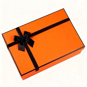 Boîte cadeau en carton gaufré de haute qualité, personnalisée avec votre propre marque, couvercle Tiandi, emballage de Noël, boîte à bijoux en papier avec logo - Product Image 1
