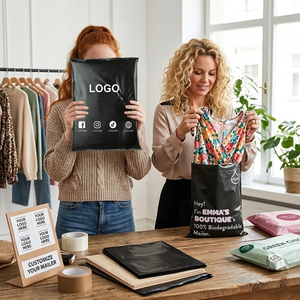 ถุงบรรจุภัณฑ์เสื้อผ้าแบบย่อยสลายได้เอง ออกแบบเองได้ ถุงโพลีเมลเล<span class=keywords><strong>อร</strong></span>์ D2W พลาสติกโพลีเมลเล<span class=keywords><strong>อร</strong></span>์ ถุงส่ง<span class=keywords><strong>พัสดุ</strong></span>สำหรับเสื้อผ้า - Product Image 1