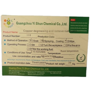 Yishun-eliminador de óxido y aceite para plata y cobre <span class=keywords><strong>Ag</strong></span> Cu, abrillantador de aleación, agente desengrasante de Metal - Product Image 1