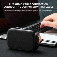 Altavoz Inalámbrico Portátil G2 con Diafragma de Metal y Tela, Radio FM, Conexión Plug and Play, Ranura para Tarjeta TF y Puerto USB