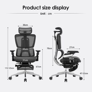 Silla de Oficina Ergonómica de Lujo con Diseño Moderno de Malla Completa de Gama Alta Silla Ejecutiva de Lujo para Escritorio de Computadora - Product Image 4