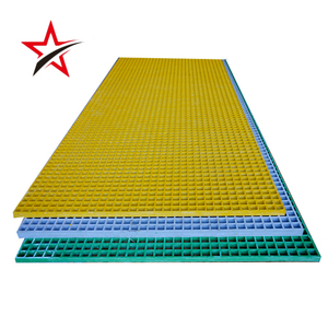 Sợi thủy tinh gia cố nhựa lưới mịn bề mặt Grit đúc nền tảng lối đi sàn tấm công nghiệp sử dụng FRP Micro lưới - Product Image 1