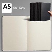 Cuadernos Personalizados para Estudiantes, Tamaño A5, con Cubierta de Papel Kraft, Carpeta de Archivos, Estilo Impreso, Encuadernación Cosida con Hilo, Regalo