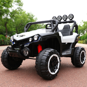 Voiture électrique tout-terrain robuste 4x4, SUV tout-terrain avec télécommande, camion à batterie 12V pour enfants, jouet d'extérieur - Product Image 1