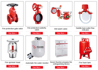 Vanne indicatrice de débit d'eau incendie flexible en fonte ductile DN50 à bride en forme de selle HongAn pour système d'incendie à gicleurs