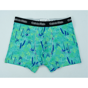 Calzoncillos bóxer de algodón tejido de tiro medio para hombre, personalizados, transpirables, ecológicos, de secado rápido, con costuras premium y estampado. - Product Image 3