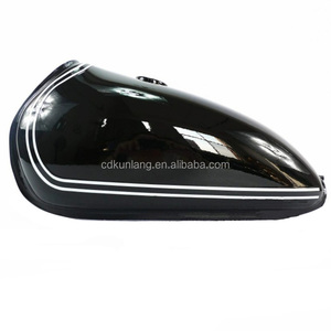 Cg125 yb125 מיכל דלק קטן טנק 6l רטרו שונה אופנוע דלק אופנוע שמן מתכת גלם - Product Image 5