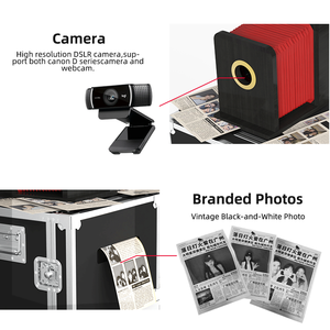 Newspaper PhotoBooth Kisok Korean <strong>Photo</strong> <strong>Booth</strong> Commercial Service Equipment Printer with Software Logo Shell Vending Machine - Product Image 6
