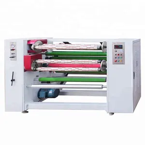 Mesin Pemotong Pita Perekat Manual Taiwan Mesin Pemotong Bopp Pita Slitter Rewinder