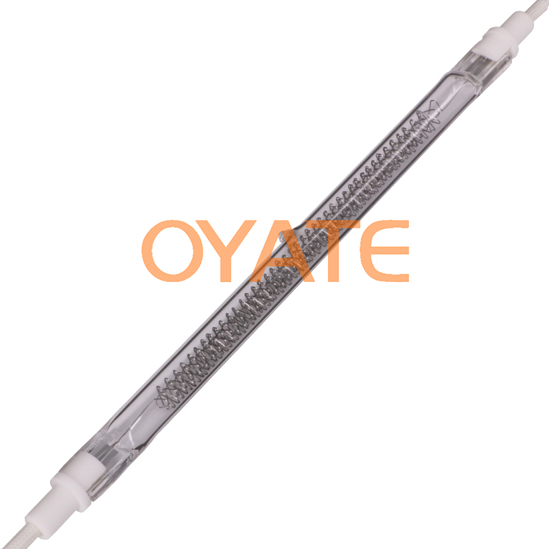 Screen Orinting Flash Dryer Medium Wave Lamp Infrared Quartz Halogen Bulbs 1200w 230v 474mm