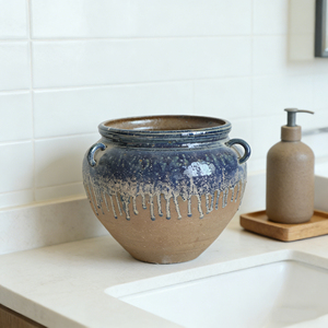 Vase à fleurs en <span class=keywords><strong>terre</strong></span> <span class=keywords><strong>cuite</strong></span> rustique, ornements en céramique à eau courante, cadeau <span class=keywords><strong>de</strong></span> pendaison <span class=keywords><strong>de</strong></span> crémaillère, <span class=keywords><strong>pot</strong></span> décoratif, <span class=keywords><strong>support</strong></span> pour arrangement floral - Product Image 4