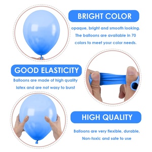 Ballons ronds mats en latex de 12 pouces à prix abordable, couleurs blanc, marron, noir, bleu poussière, <span class=keywords><strong>rose</strong></span> <span class=keywords><strong>poudré</strong></span>, <span class=keywords><strong>gris</strong></span>, <span class=keywords><strong>rose</strong></span>, orange, jaune, pour décoration - Product Image 3