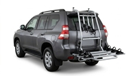 Porte-bagages de toit de voiture SUV en acier allié d'aluminium durable Porte-vélo universel monté sur le toit Accessoires de ramassage de bagages de voyage 4x4
