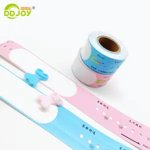 DDJoy Thermal Wristband Customizable Printable Eco Friendly Snap Lock Id Wristbands