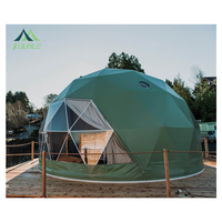 Tente de camping de villégiature, maison igloo d'extérieur, glamping, hôtel, tente géodésique avec salle de bain à vendre