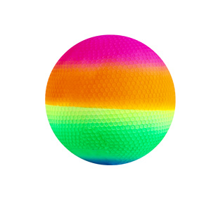 Offre Spéciale ballon de plage gonflable en PVC arc-en-ciel personnalisé de 10 pouces jouet amusant pour les enfants - Product Image 3