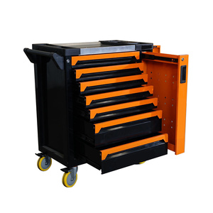 निर्माता औद्योगिक रोलिंग उपकरण कैबिनेट ट्रॉली-7-दराज धातु भंडारण कैस्टर के साथ, अनुकूलन योग्य ओएम. - Product Image 5