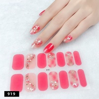 Schöne 84 Streifen 6 Blatt Glitter Full Wraps Zehennägel Polnische Aufkleber Selbst klebende Nagel aufkleber Streifen für Frauen und Mädchen