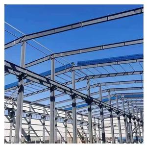 Prefab Heavy Welded Portal <b>Frame</b> Prefab Steel Building Low Price for Big Warehouse Industrial Greenhouse - Product Image 3