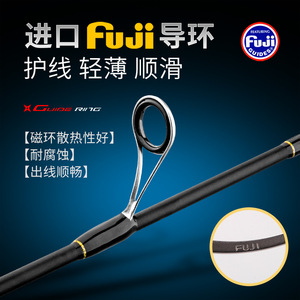 Canne à pêche Gw Chub Lure 3,5 m ultra souple avec anneaux Fuji pour la pêche au carpe crucian - Product Image 2