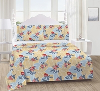 Ensemble de draps de lit Aoyatex King size IMPRIMÉ nouvel ensemble de draps de lit design avec poche profonde équipée