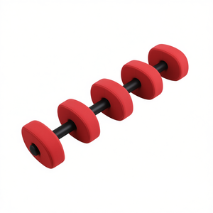 Ensemble de 5 coussinets d'épaule pour haltères rouge, accessoires d'équipement de fitness - Product Image 2