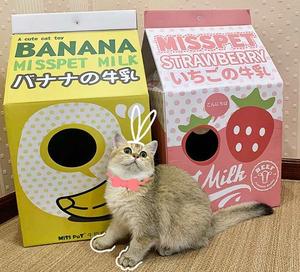 도매 고품질 골판지 고양이 집 친환경 사랑스러운 고양이 scratchers 상자 - Product Image 1