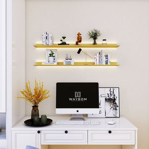 Cómo Instalar un Estante Flotante Metálico Minimalista Grande para Libros, Color Negro/Rosa/Blanco, <span class=keywords><strong>de</strong></span> Pared - Product Image 5