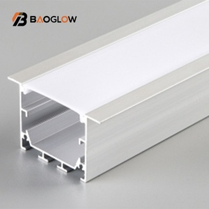New 40*32 Modern Customized Led Extruded Low Profile Aluminum Frame Profile for Led <b>Lighting</b> Surface Mounted Celling Wall Floor - Product Image 3