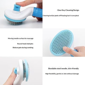 Cepillo Quita Pelos de Mascotas, Peine para Gatos, Cepillo para Perros, Removedor de Pelo Flotante, Cepillo Cardador, Limpieza de Pelo de Gatos y Perros, Suministros para Mascotas - Product Image 6