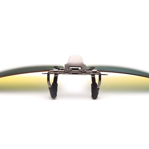 <b>Clip</b>-On Sunglasses Resin Lens UV400 Anti Glare Day Night Use Unisex Metal <b>Frame</b> - Product Image 4