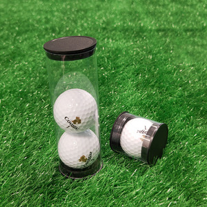 <span class=keywords><strong>Tube</strong></span> d'emballage en plastique PC transparent personnalisable avec <span class=keywords><strong>bouchon</strong></span> à vis sérigraphié pour balles de golf et rouges à lèvres – Offre Spéciale - Product Image 5