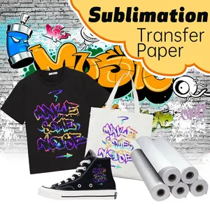 Diseños de transferencia de sublimación de papel de transferencia de calor para camisetas