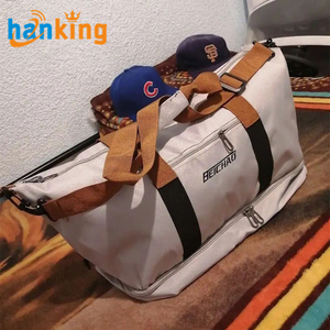 Ehanking Bolsa de Viaje de Gran Capacidad, Bolsa Deportiva Portátil con Separación en Seco y Húmedo, Ligera, Multifuncional, para Acampar - Product Image 6