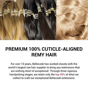 Extension per Capelli a Punta Piatta Double Drawn all'Ingrosso, Capelli Vergini Cinesi Remy Umani, Colore Radicato N8 60 per Salone - Product Image 5