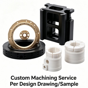บริการงานกลึง CNC แบบกำหนดเองตามความแม่นยำระดับ OEM ชิ้นส่วนกลึง CNC แบบกำหนดเอง บริการกัดขึ้นรูปชิ้นส่วนพลาสติกไนลอน POM ABS เดลริน ชิ้นส่วนท่อพลาสติก - Product Image 3