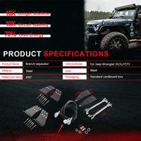 Kit de câbles de renforcement de capot en acier pour vente en gros en usine, spécifiquement pour les modèles Jeep Wrangler TJ/JK/JL/JT 1997-2025