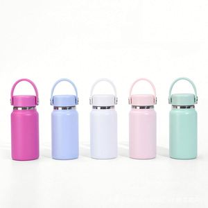 Bouteille d'eau portable à double paroi en acier inoxydable de 6,7 oz avec logo personnalisé, isolée sous vide, anti-fuite, sans BPA - Product Image 5